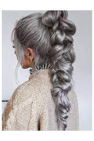 Can you wear short hair in a ponytail? Silver Ponytail Extension Silver Clip In Extensions Various Sizes