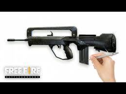 Fire mode is controlled by a selector within the trigger guard, with three settings: ØªØ¹Ù„Ù… Ø±Ø³Ù… Ø³Ù„Ø§Ø­ Famas Ù…Ù† Ù„Ø¹Ø¨Ø© ÙØ±ÙŠ ÙØ§ÙŠØ± Ø¨Ø§Ù„ØªÙØµÙŠÙ„ How To Draw Famas Free Fire Step By Step