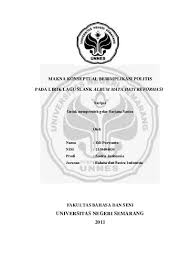 Check spelling or type a new query. Interpretasi Dan Pesan Moral Dalam Lirik Lagu Slank Analisis