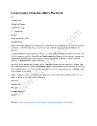 Please hold for the next available person. Business Introduction Letter To New Clients Company Letter Format Example By Sample Letters Issuu