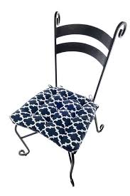 Product title rsh décor outdoor patio single tufted adirondack chair seat cushion weather resistant, solid royal cobalt blue average rating: Fulton Ogee Navy Blue Indoor Outdoor Dining Chair Pads Patio Cushions Dining Chair Pads Patio Cushions Outdoor Dining Chairs