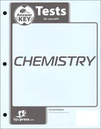 Chemistry Tests Answer Key 4th Edition Bob Jones University