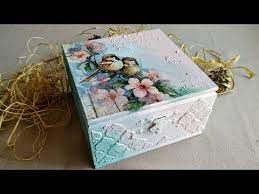 Decoupage For Beginners Decoupage Wooden Box How To Make A Decoupage Box Shabby Chic Box Yout Decoupage Jewelry Box Decoupage Box Decoupage Box Vintage