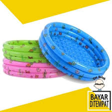 Mainan bola warna warni 1 pcs / mandi bola anak / peralatan games: Termurah Kolam Anak 3 Ring Pool Bulat Ukuran 80x35cm Intime Bak Mandi Bola Bayi Hijau Laris Terbaru Juli 2021 Harga Murah Kualitas Terjamin Blibli
