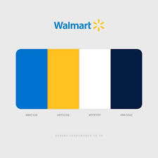Walmart Color Palette Vintage Colour Palette Logo Color Schemes Flat Color Palette