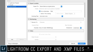 Exporting With Adobe Lightroom Classic Cc And Xmp Files Lightroom Photo Folder Adobe Lightroom