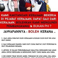 Tarikh pembayaran gaji bulanan penjawat awam bagi tahun 2021 masih tertakluk kepada pindaan semasa oleh jabatan akauntan negara malaysia (anm). Bolehkah Penjawat Awam Yang Berkerja Dan Makan Gaji Dengan Kerajaan Mengundi Pembangkang Ini Jawapannya