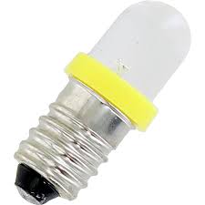 Mini Led Light Bulb Yellow 3v Dc E10 0 06w 1 29