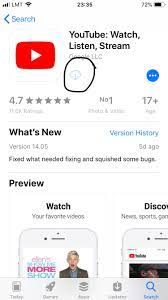 Find more information about the following stories featured on today and browse this week's videos. I Cannot Downlaod Youtube On Appstore Because The Cloud Is Faded Youtube Community