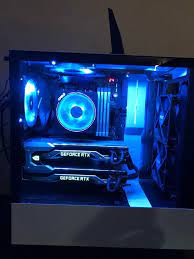 We'll look at some things that can cause a black or blank screen: Nzxt H500i White Blue Air Gaming Pc Build Custom Computer Custom Pc
