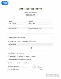Design your google docs template and create a google form to build it the best place to begin is at the end—figure out what you want your final document to look like, and then build a template based on it. School Registration Form Template Free Pdf Google Docs Word Apple Pages Template Net Registration Form School Admission Form Nursing Resume Template