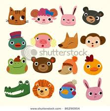Use For Zoo Keeper Game Cartoon Animals Cartoon Head Animal Icon
