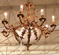 Gilt Bronzed Finely Chased Frosted Glass Bowl Chandelier Debris Antiques Art Design 1205 Slocum Street Dallas Tx Value In Art Antique Art Art Design