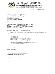 Kumpulan contoh surat permohonan untuk kerjasama, bantuan dana, izin dan keperluan yang lain. Lampiran Pelbagai