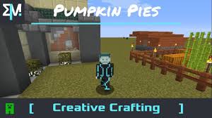 Craft sugar from a piece of sugarcane. Minecraft Crafting Pumpkin Pies Low Tech High Tech And Real Life Youtube