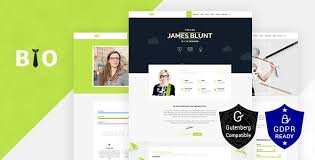 Bio V1 5 Resume Cv Freelancer Wordpress Theme Wordpress Theme Free Wordpress Themes Resume