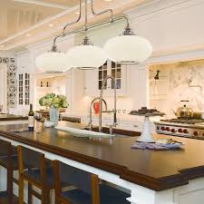 Nautical style kitchens tend to look fairly light in colour, with wood or metal finishes. Hudson Valley Lighting