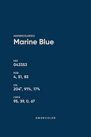 Awsmcolor Marine Blue Color Inspo Color Names Color Coding