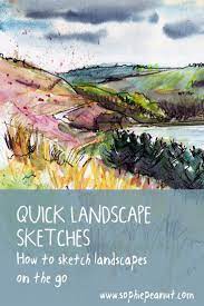 Quick Landscape Sketches Landscape Sketch Nature Sketch Urban Sketching