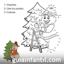 Arbol De Navidad Para Colorear Con Numeros