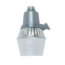 Lutec 70 Watt Silver Outdoor High Pressure Sodium Area Light 6241 Pho The Home Depot
