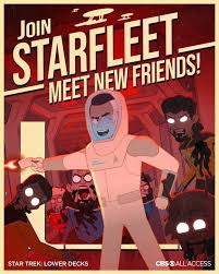 lower decks recruitment poster star trek art star trek wallpaper star trek images