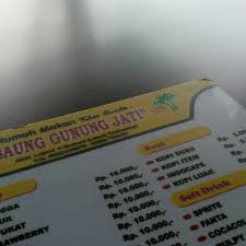 Jln.leuwi dahu no.81, indihiang, kabupaten tasikmalaya, jawa barat; Rm Saung Gunung Jati Jl Letjen H Mashudi