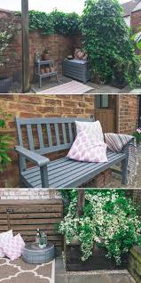 Lauren S House The Garden Reveal Rock My Style Uk Daily Lifestyle Blog Rustic Garden Furniture Painted Garden Furniture Cheap Garden Furniture