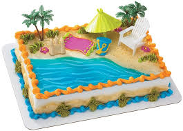 Well here's your chance to impress everyone, wilton cake decorating is here to help. Beach Chair And Umbrella Decoset Cake Decoration Make A Big Splash At Your Next Pool Party With This Beach Themed Cake Decorating Kit By Decopac Walmart Com Walmart Com