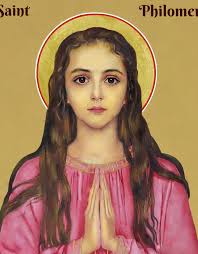 Saint Philomena Catholic Icon, St Philomena Print, Patron Saint of Babies  and Infants, St Philomena Art, St Filumena