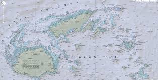 Fiji Maritime Map