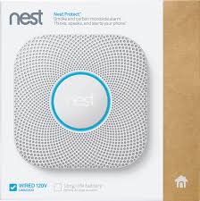 With the nest protect smoke and carbon monoxide alarm, you can use your smartphone to get alerts if there are hazardous conditions in your home or if your detector's battery is getting low. Google Nest Protect 2nd Generation Smart Smoke Carbon Monoxide Wired Alarm White S3003lwes Best Buy