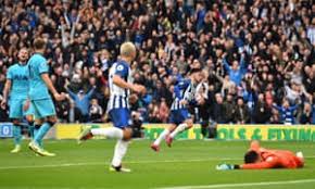 Brighton 3 0 Tottenham Hotspur Premier League As It Happened Football The Guardian