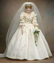 Princess Diana Franklin Mint Doll Wedding Dress Barbie Wedding Dress Wedding Dresses