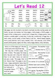 Let S Read 12 Worksheet Free Esl Printable Worksheets Made By Teachers Reading Worksheets Phonics Reading Phonics