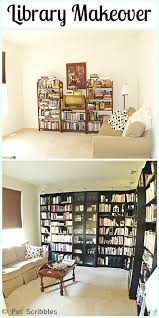 See more ideas about ikea, ikea diy, ikea hack. Library Room Makeover With Ikea Bookcases Garden Sanity By Pet Scribbles