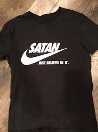 Nike is suing the art collective behind the lil nas x satan shoes that have sparked a social media backlash. Custom Nike Satan Shirt Custom Nike Shirts Shirts Satanic Shirt