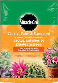 Potting soil should have the right ingredients to aerate and provide nutrients for plants, which is a general potting soil mix will suit a variety of houseplants, though something more fussy like a succulent or orchid mast recommended this miracle gro potting soil for taking care of cacti and succulents. Miracle Gro Cactus Palm And Citrus Potting Mix Soils Miracle Gro Canada