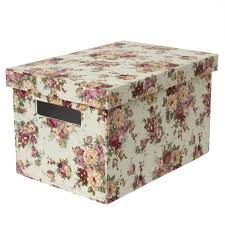 Country Floral Storage Box Dunelm Mill Decorative Boxes Storage Boxes Luggage Organization