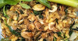 Koreksi rasa, angkat dan sajikan. Resep Masakan Udang Kecil Basah
