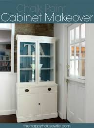 China cabinet makeover ideas #4: Diy Hutch Chalk Paint Makeover The Happy Housewife Home Management