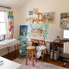Jennifer Allevato Art Studio Room Art Studio At Home Home Art