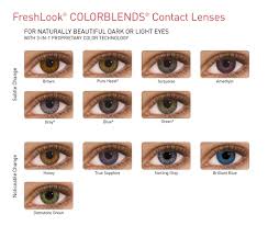 Freshlook Colorblends No Prescription 2 Coloured Contact Lenses
