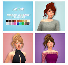 I would dare say that this mod could easily replace the one that comes with vanilla sims 4, but some of you might prefer a more traditional look. Pin De Sophia Escalope Em Ts4 The Sims 4 Cabelos Cabelo Sims Sims 4