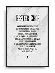 Was sage ich zum abschied von kollegen und kolleginnen, von chef und chefin? Geschenk Karte Bester Chef Kunstdruck Ehrentitel Mitarbeiter Auszeichnug Bild Ohne Rahmen Din A4 Amazon De Handmade Produkte
