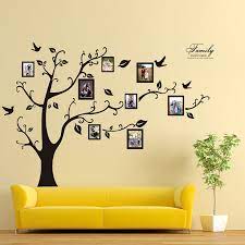 How to make faux wallpaper with diy wall decals Large Tree Wall Sticker Photo Frame Family Diy Vinyl 3d Wall Stickers Home Decor Living Room Wall Decals Tree Big Black Poster Wall Sticker Photo Wall Decals Treewall Sticker Photo Frame Aliexpress