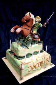 Stunning Legend Of Zelda Birthday Cake Zelda Birthday Zelda Cake Anime Cake