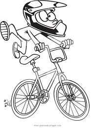 Malvorlage Bmx Fahrrad Coloring And Malvorlagan