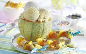 Gegrillte Obstspiesse Mit Vanille Eiscreme Rezept Eiscreme Obstspiesse Spiesse