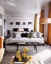 Fresh Color Combo Orange Gray Living Room Grey Modern Grey Living Room Elle Decor Living Room